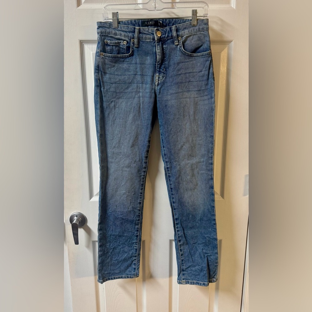 Ralph Lauren Women's Straight Leg Blue Jeans